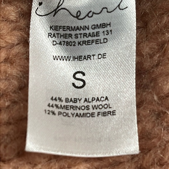 “SOLD” Kiefermann Denmark Alpaca+Merino Chunky Oversized Turtleneck Knit Sweater - Picture 10 of 16